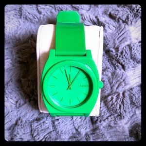 Nixon Time Teller Watch Kelly Green